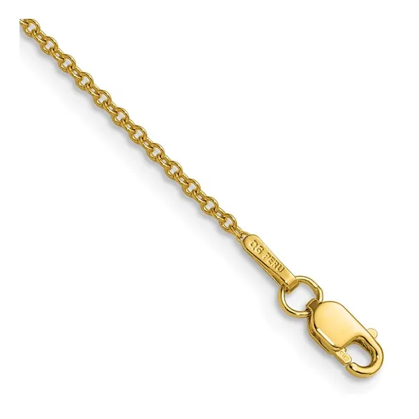 14Kt Yellow Gold 1.5mm Cable Chain Ware's Jewelers Bradenton, FL