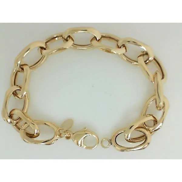 Yellow 14 Karat Fancy Link Bracelet Ware's Jewelers Bradenton, FL