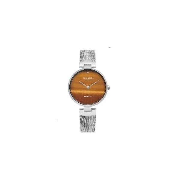 White Tone Stainless Steel Ladies Dress Watch Ware's Jewelers Bradenton, FL