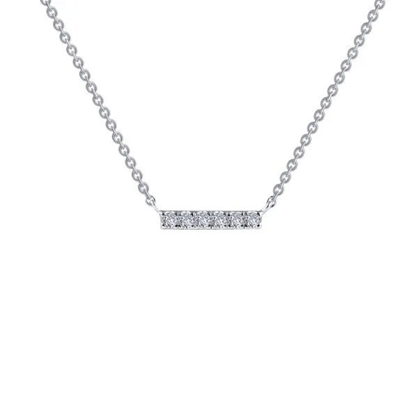 Sterling Silver Dainty Bar Charm Pendant Ware's Jewelers Bradenton, FL