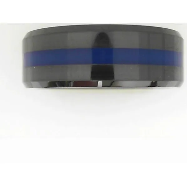 Black Diamond Ceramic Men's Wedding Band Ware's Jewelers Bradenton, FL