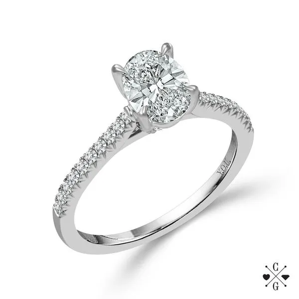 Diamond Engagement Ring from the Y.O.U. Collection Wesche Jewelers Melbourne, FL