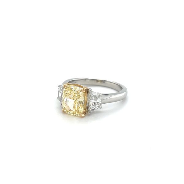Complete Lab Grown Diamond Engagement Ring with Side Stones Wesche Jewelers Melbourne, FL