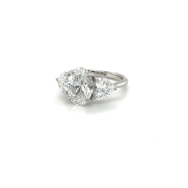 Complete Lab Grown Diamond Engagement Ring with Side Stones Wesche Jewelers Melbourne, FL