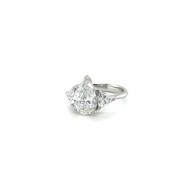Complete Lab Grown Diamond Engagement Ring with Side Stones Wesche Jewelers Melbourne, FL