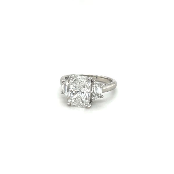 Complete Lab Grown Diamond Engagement Ring with Side Stones Wesche Jewelers Melbourne, FL