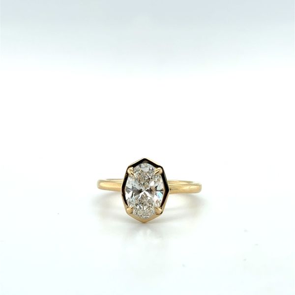 Complete Lab Grown Diamond Engagement Ring with Side Stones Wesche Jewelers Melbourne, FL