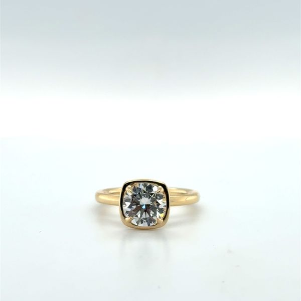 Complete Lab Grown Diamond Engagement Ring with Side Stones Wesche Jewelers Melbourne, FL