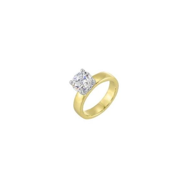Complete Lab Grown Diamond Engagement Ring with Side Stones Wesche Jewelers Melbourne, FL
