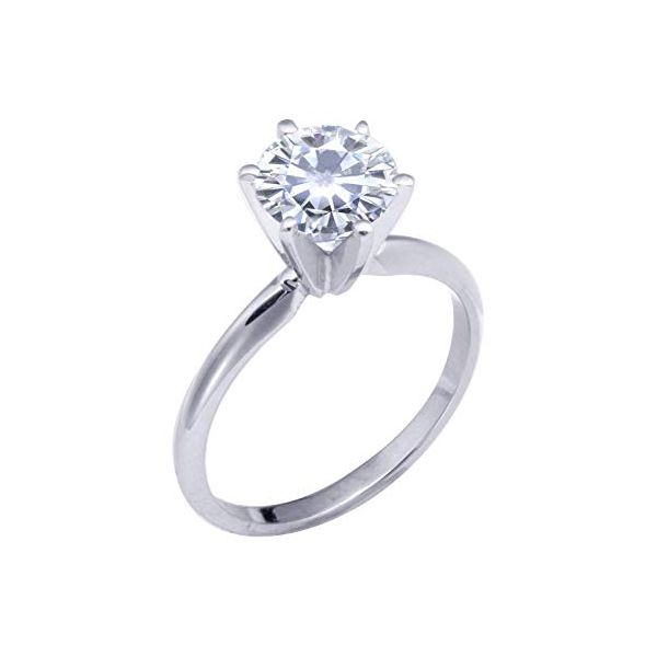 Brilliant Diamond 6-Prong Solitaire Ring Wesche Jewelers Melbourne, FL