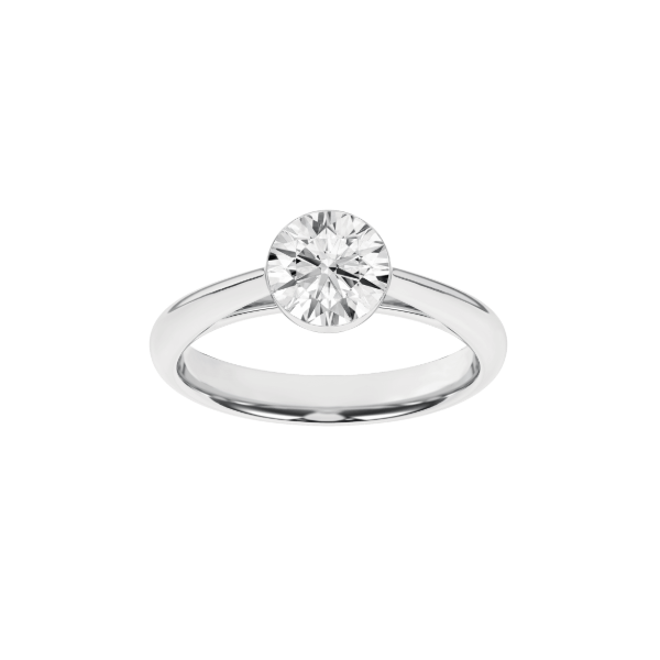 Complete Solitaire Lab Grown Diamond Engagement Ring Wesche Jewelers Melbourne, FL