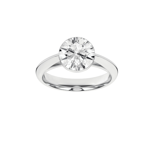 Complete Solitaire Lab Grown Diamond Engagement Ring Wesche Jewelers Melbourne, FL