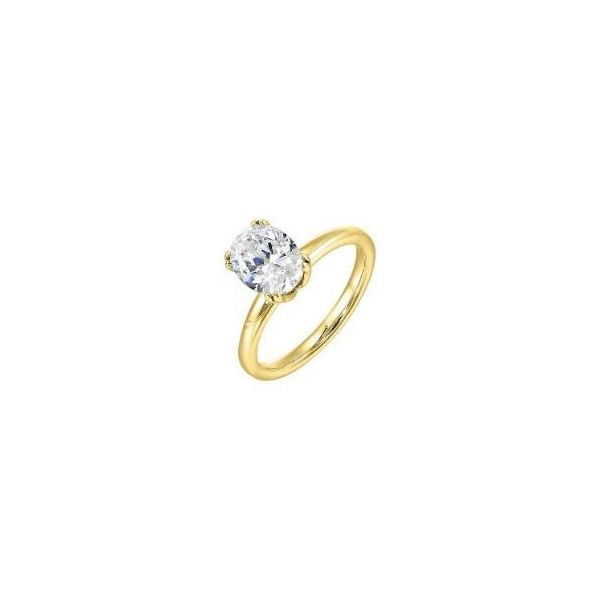Complete Solitaire Lab Grown Diamond Engagement Ring Wesche Jewelers Melbourne, FL