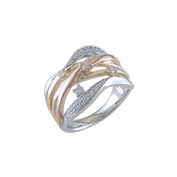 Tri-Colored Gold Ring Wesche Jewelers Melbourne, FL