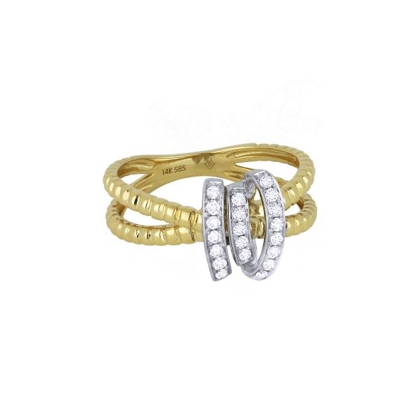 Two-Tone Fashion Ring by Madison L Wesche Jewelers Melbourne, FL