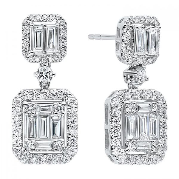 Diamond Drop Earrings Wesche Jewelers Melbourne, FL