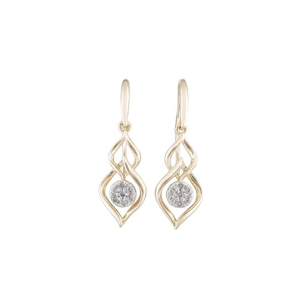 Diamond Drop Earrings Wesche Jewelers Melbourne, FL