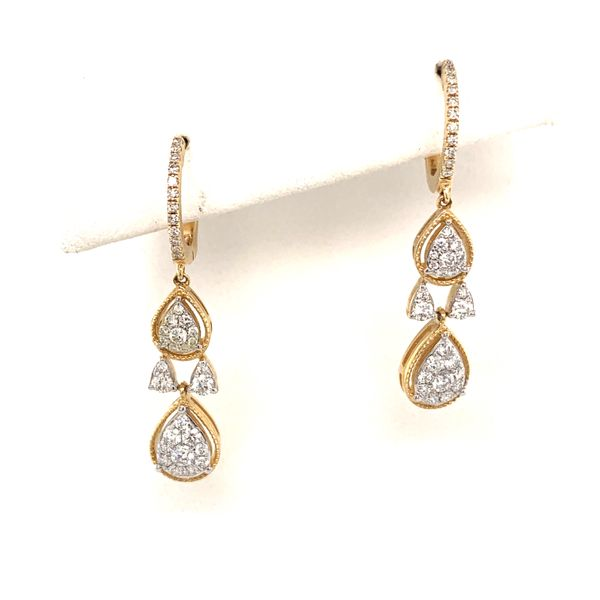 2-Tier Pear Earrings by Madison L Wesche Jewelers Melbourne, FL