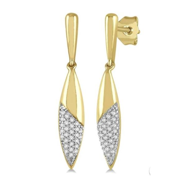 Pointed Drop Earrings Wesche Jewelers Melbourne, FL