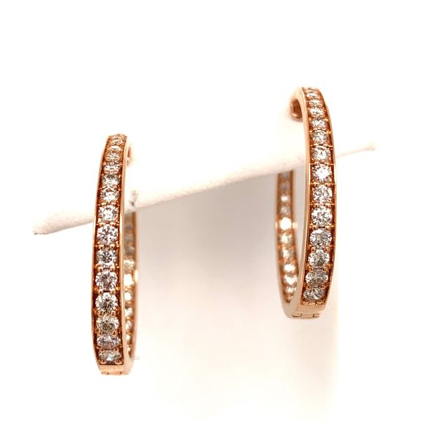  Hoop Earrings by Le Vian from the Creme Brulee Collection Wesche Jewelers Melbourne, FL