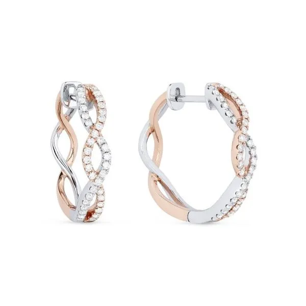 Infinity Two-Tone Earrings by Madison L Wesche Jewelers Melbourne, FL