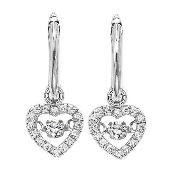 Rhythm of Love Heart Earrings Wesche Jewelers Melbourne, FL