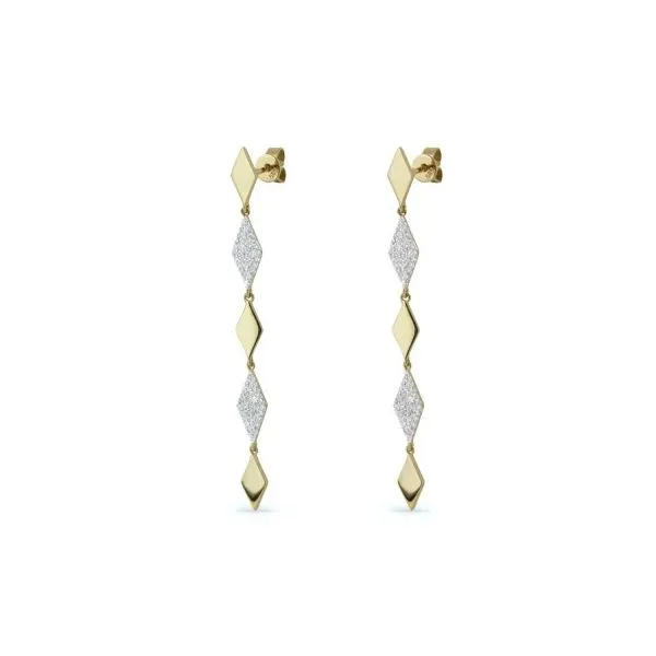 Diamond Pave Earrings by Madison L Wesche Jewelers Melbourne, FL