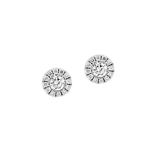 Lab Grown Diamond Halo Stud Earrings by Chatham Wesche Jewelers Melbourne, FL