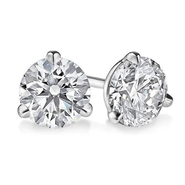  LAB GROWN Diamond Stud Earrings Wesche Jewelers Melbourne, FL