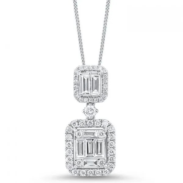 Diamond Drop Pendant Wesche Jewelers Melbourne, FL