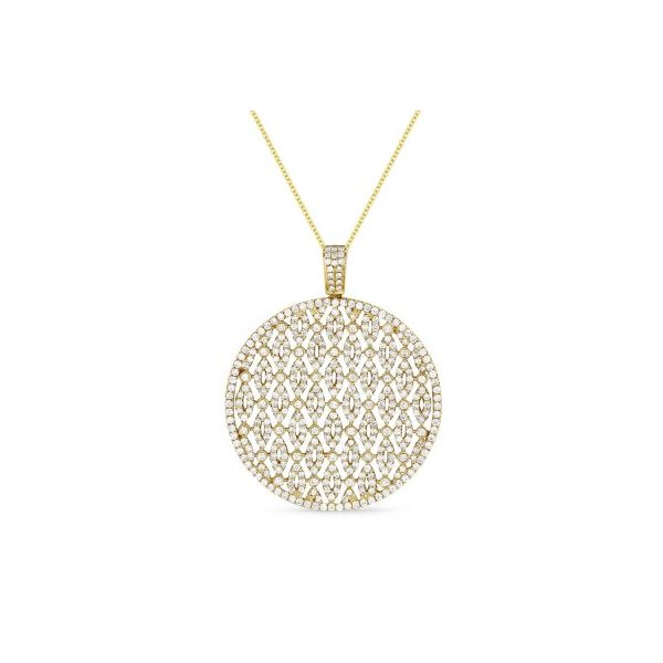 Diamond Medallion Pendant by Madison L Wesche Jewelers Melbourne, FL