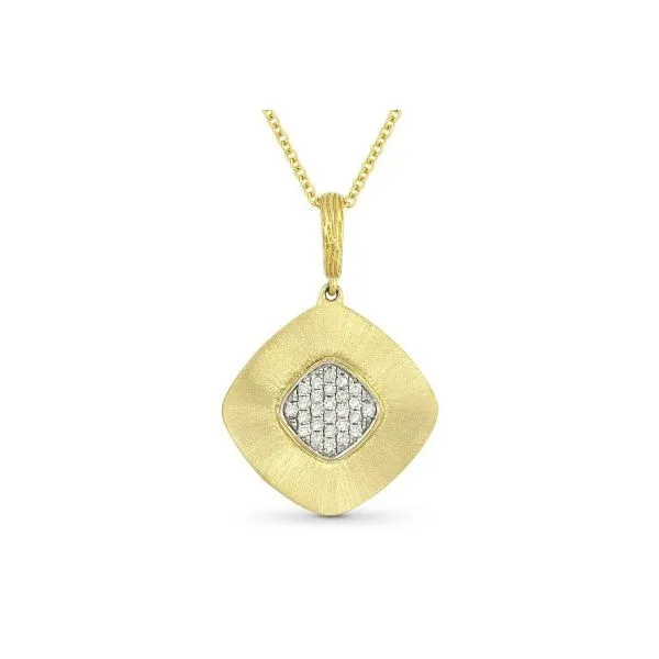 Diamond Cushion Shaped Pendant by Madison L Wesche Jewelers Melbourne, FL