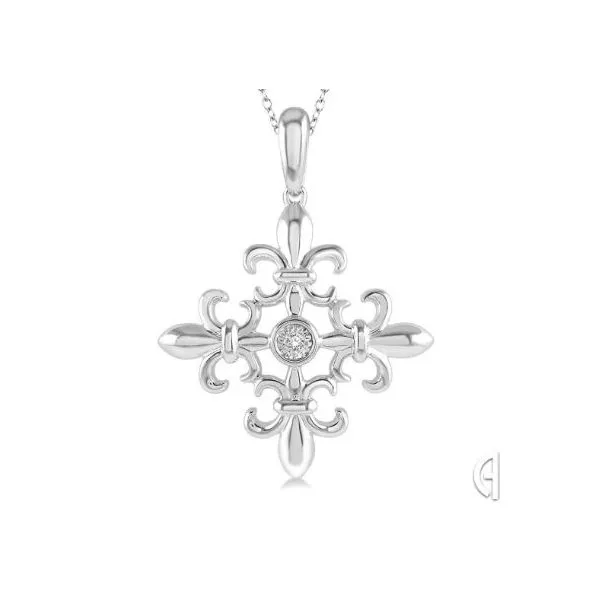 Fleur de Lis Pendant Wesche Jewelers Melbourne, FL