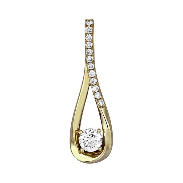 Lab Grown Diamond Drop Pendant by Chatham Wesche Jewelers Melbourne, FL