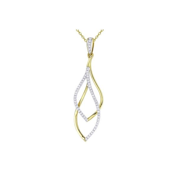 Diamond Pointed Pendant by Madison L Wesche Jewelers Melbourne, FL