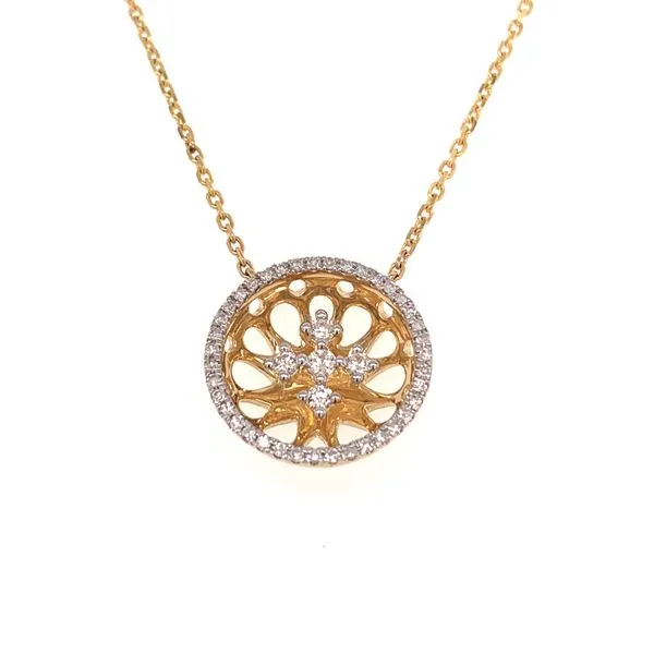 "Glowing" Round Pendant by Madison L Wesche Jewelers Melbourne, FL