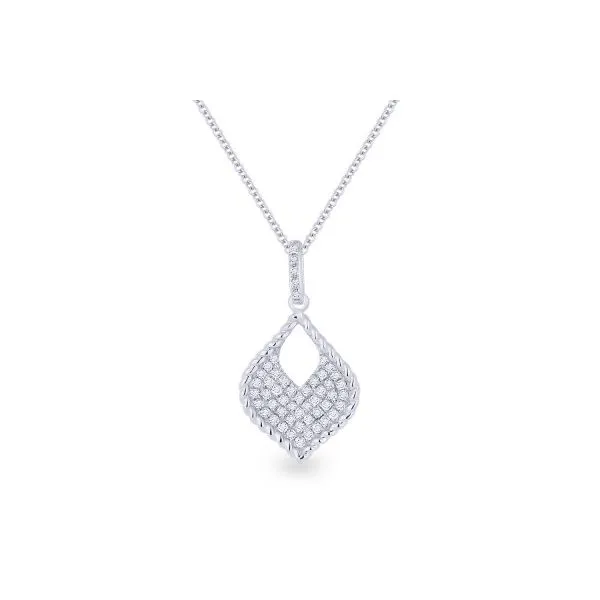 Diamond Pointed Pendant by Madison L Wesche Jewelers Melbourne, FL