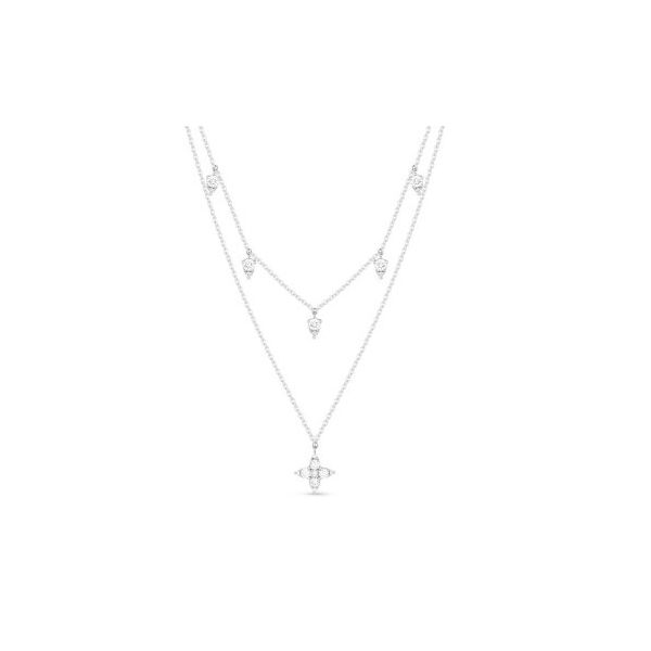 Double Layer Necklace with Star Pendant by Madison L Wesche Jewelers Melbourne, FL
