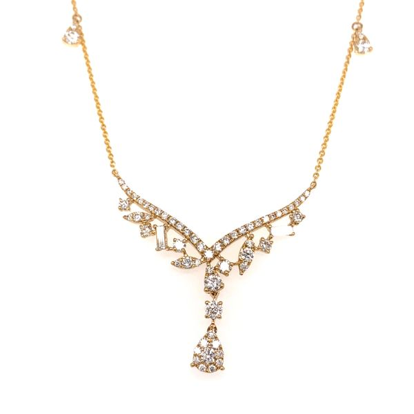 Diamond "V" Necklace by Madison L Wesche Jewelers Melbourne, FL
