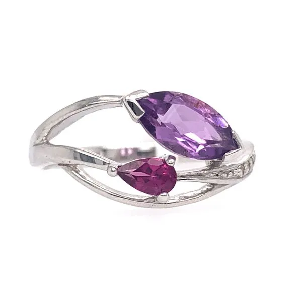 Amethyst and Rhodolite Garnet Ring Wesche Jewelers Melbourne, FL