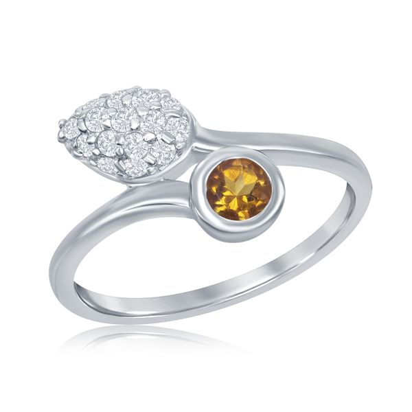 Citrine Ring by Benjamin Cohen Wesche Jewelers Melbourne, FL