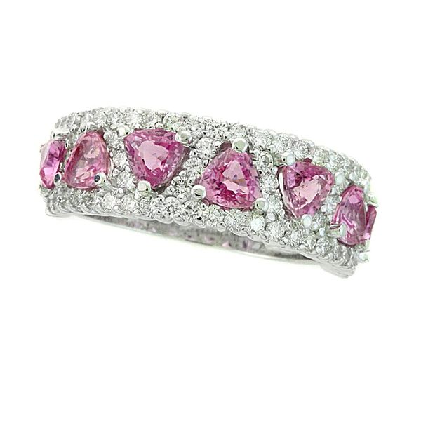 Pink Sapphire Band Wesche Jewelers Melbourne, FL