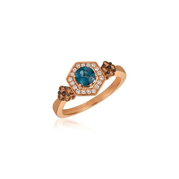Deep Sea Blue Topaz Ring Le Vian from the Chocolatier Collection Wesche Jewelers Melbourne, FL