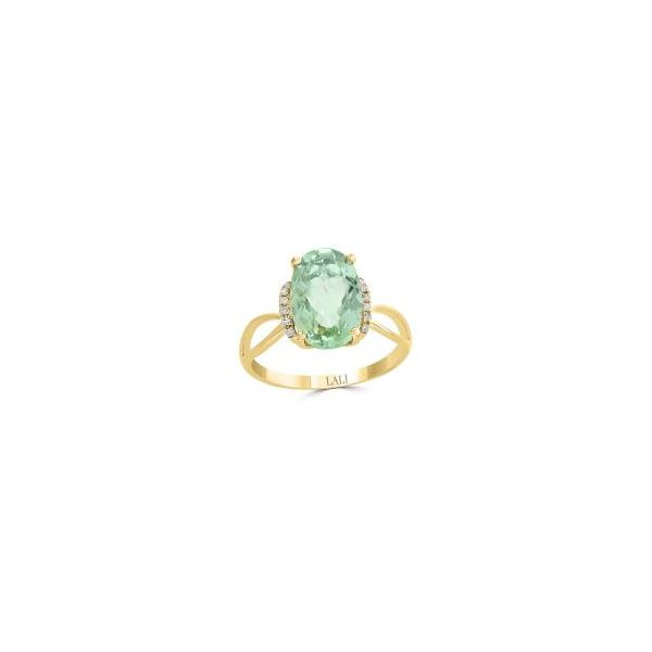 Green Amethyst Ring Wesche Jewelers Melbourne, FL