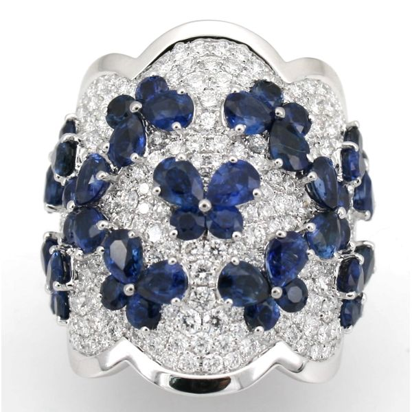 Blue Sapphire Butterfly Ring Wesche Jewelers Melbourne, FL