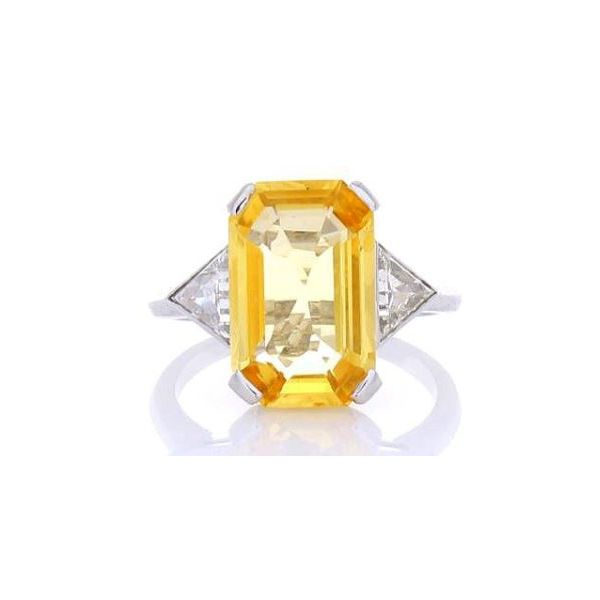 Yellow Sapphire Ring Wesche Jewelers Melbourne, FL