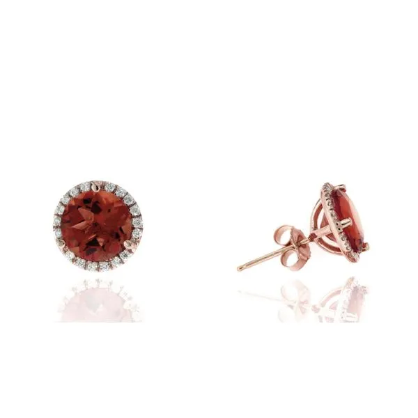 Garnet Stud Earrings Wesche Jewelers Melbourne, FL