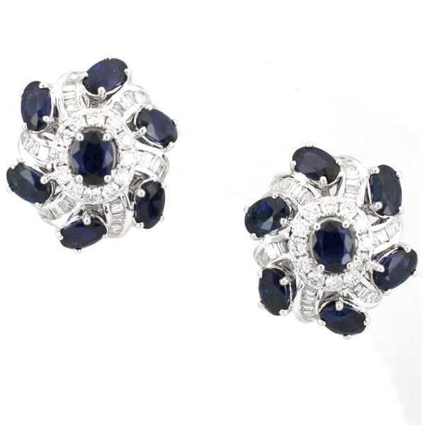 Blue Sapphire Earrings Wesche Jewelers Melbourne, FL