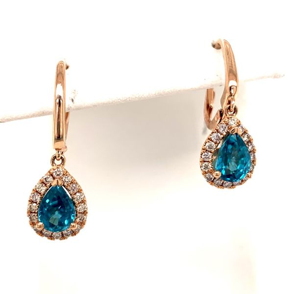 Blueberry Zircon Earrings by Le Vian from the Creme Brulee Collection Wesche Jewelers Melbourne, FL