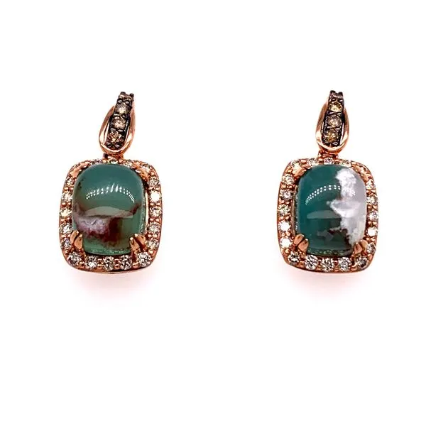 Aquaprase Candy Earrings by Le Vian from the Creme Brulee Collection Wesche Jewelers Melbourne, FL